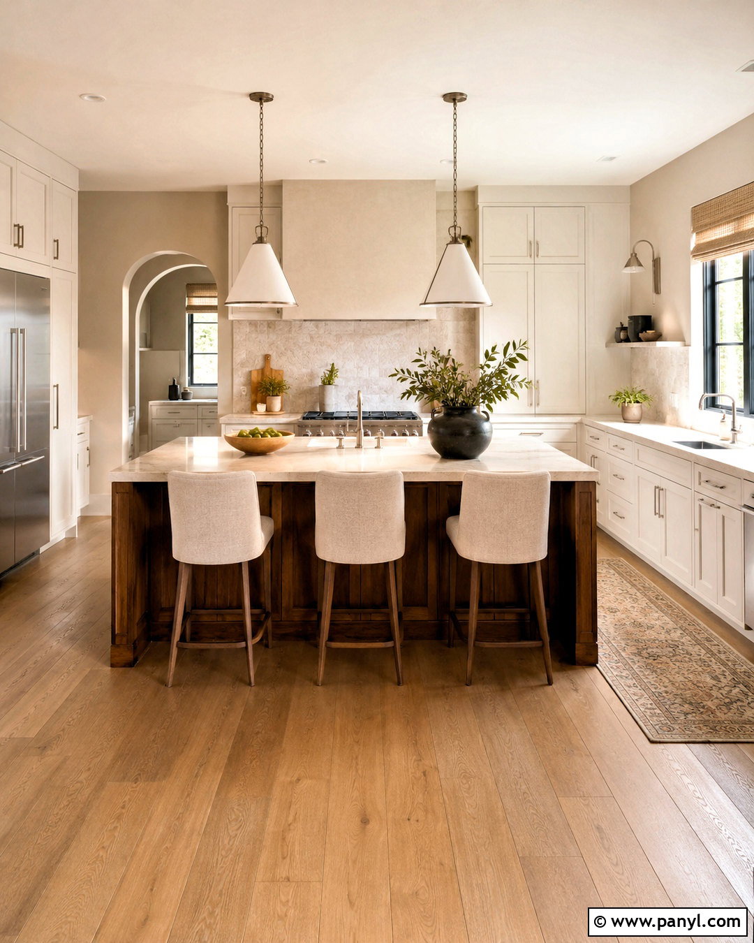 Creamy Beige Kitchen Walls - 40 kitchen colors for walls