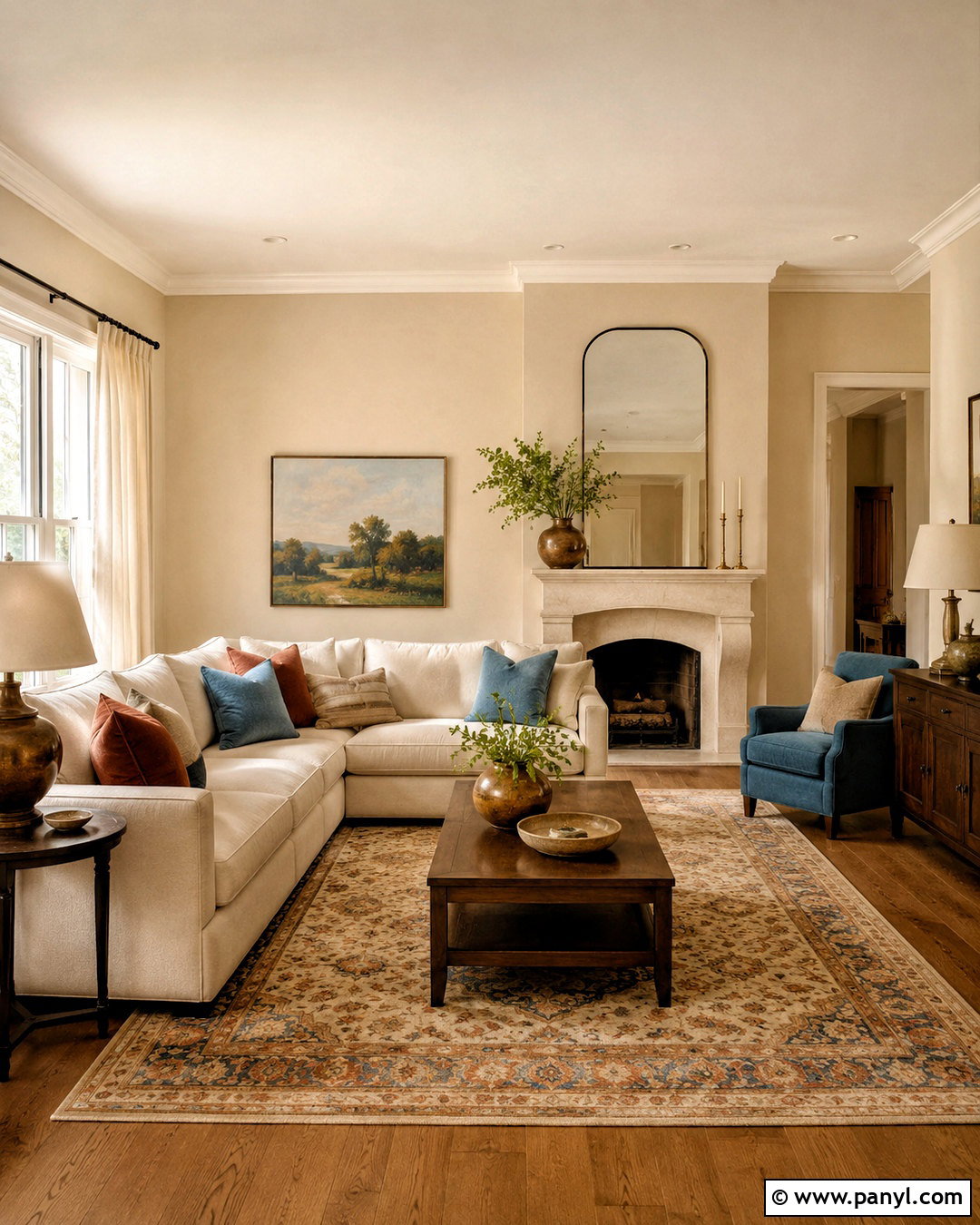 Creamy Beige Living Room Paint - 20 popular paint colors for living room ideas