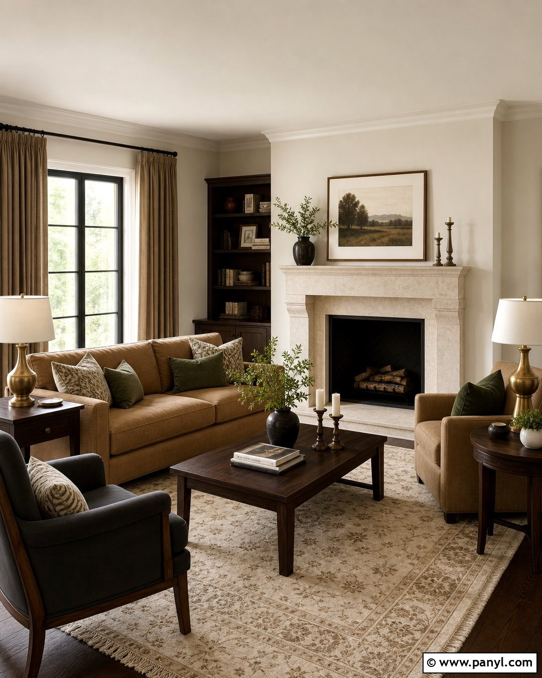 Creamy Ivory Living Room Walls - 45 wall colors for living room ideas