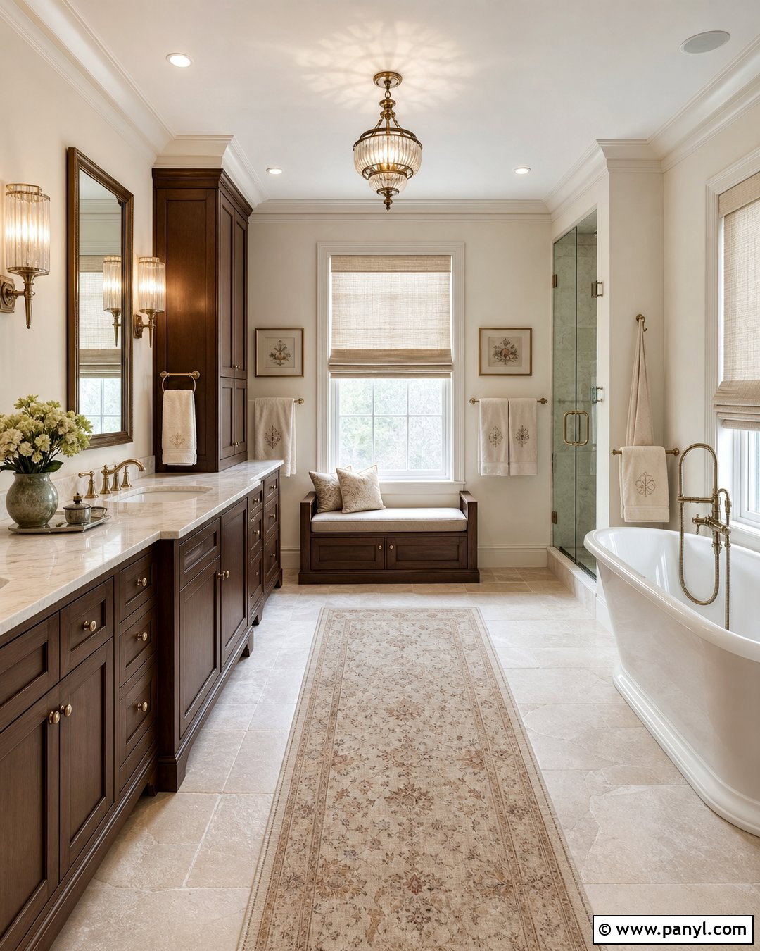 Creamy Ivory Master Bath Walls - 25 Master Bath Wall Color Ideas