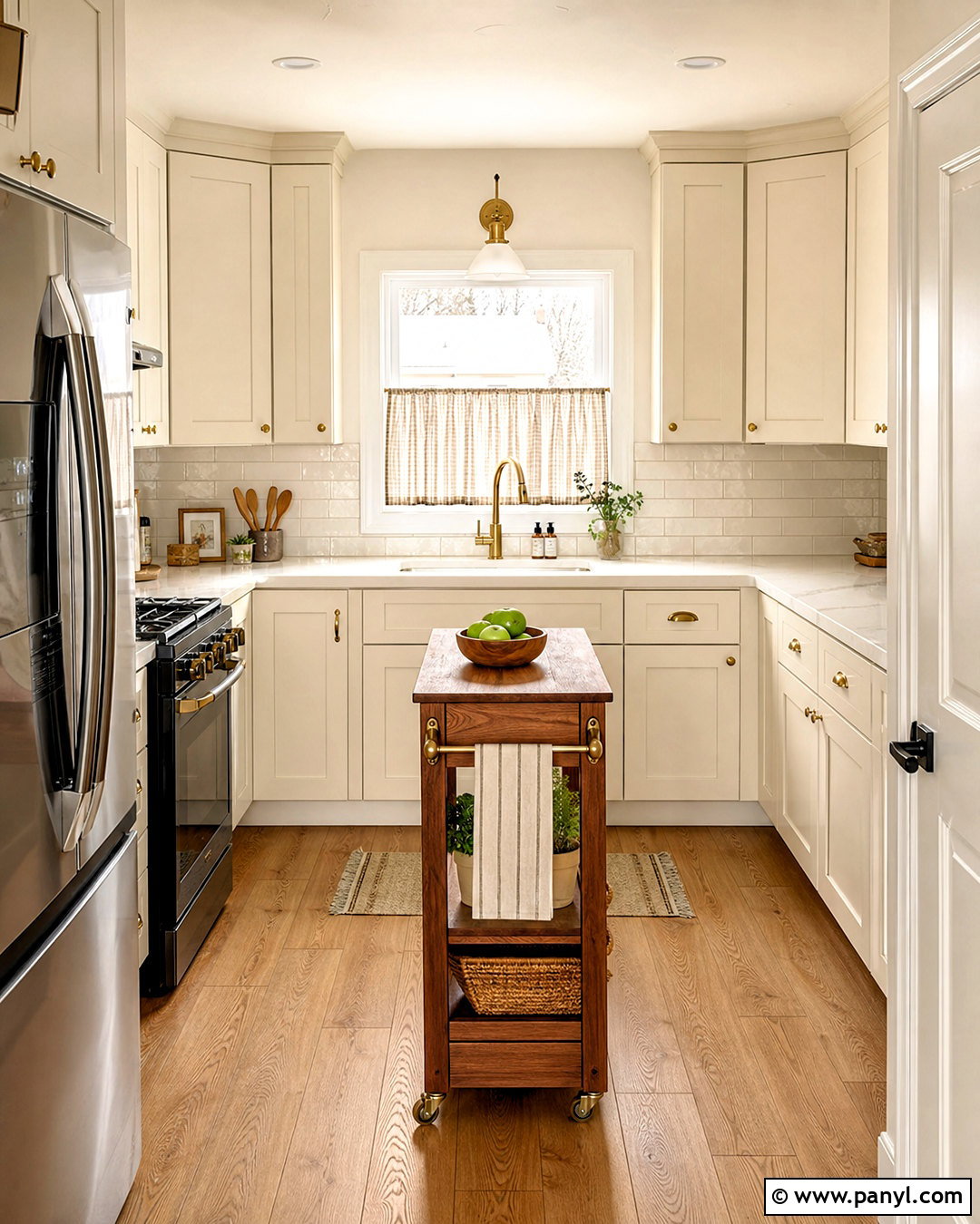 Creamy Ivory Small Kitchen - 20 small kitchen paint colors