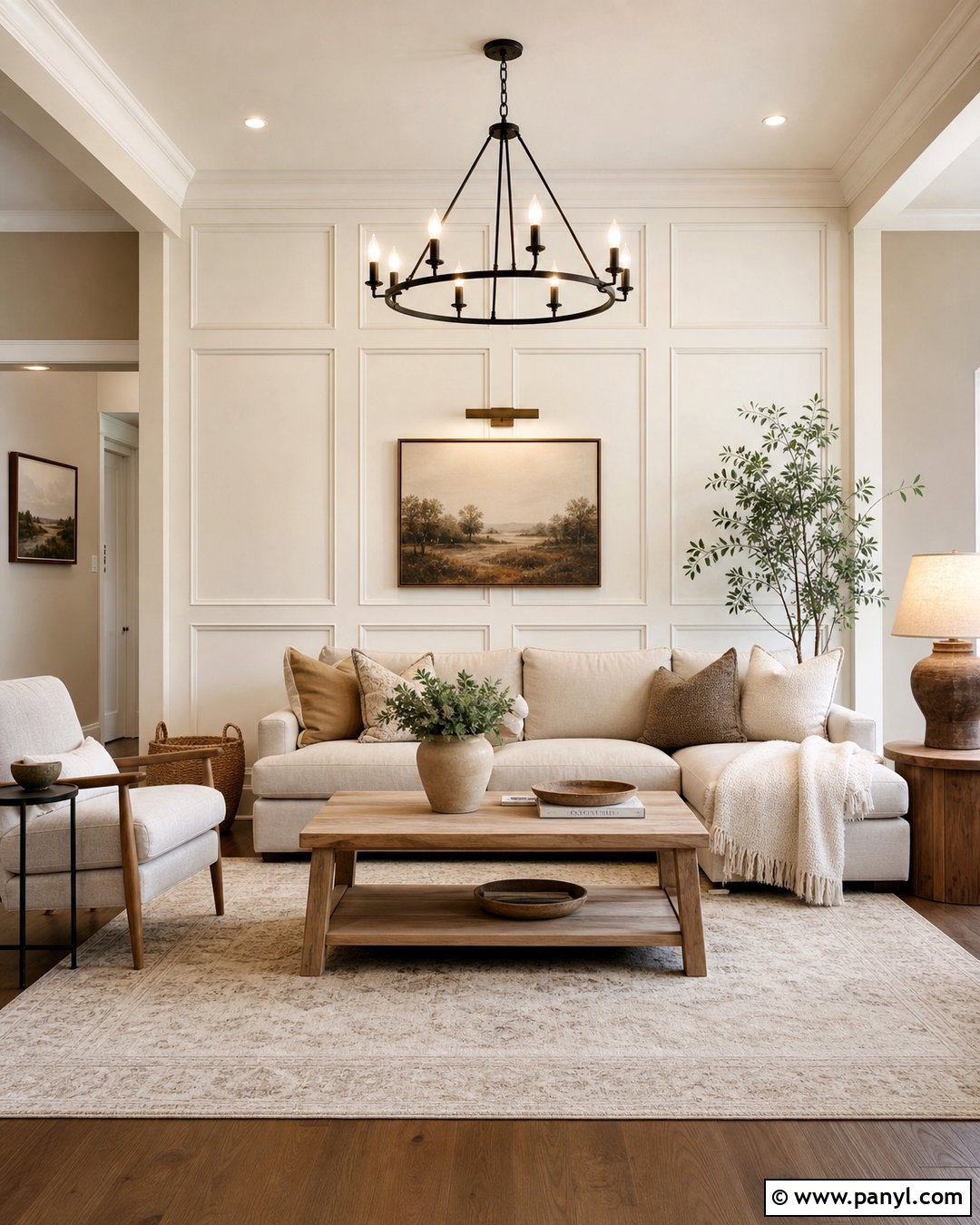 Creamy White Accent Wall - 20 Accent Wall Colors That Go With Beige Ideas