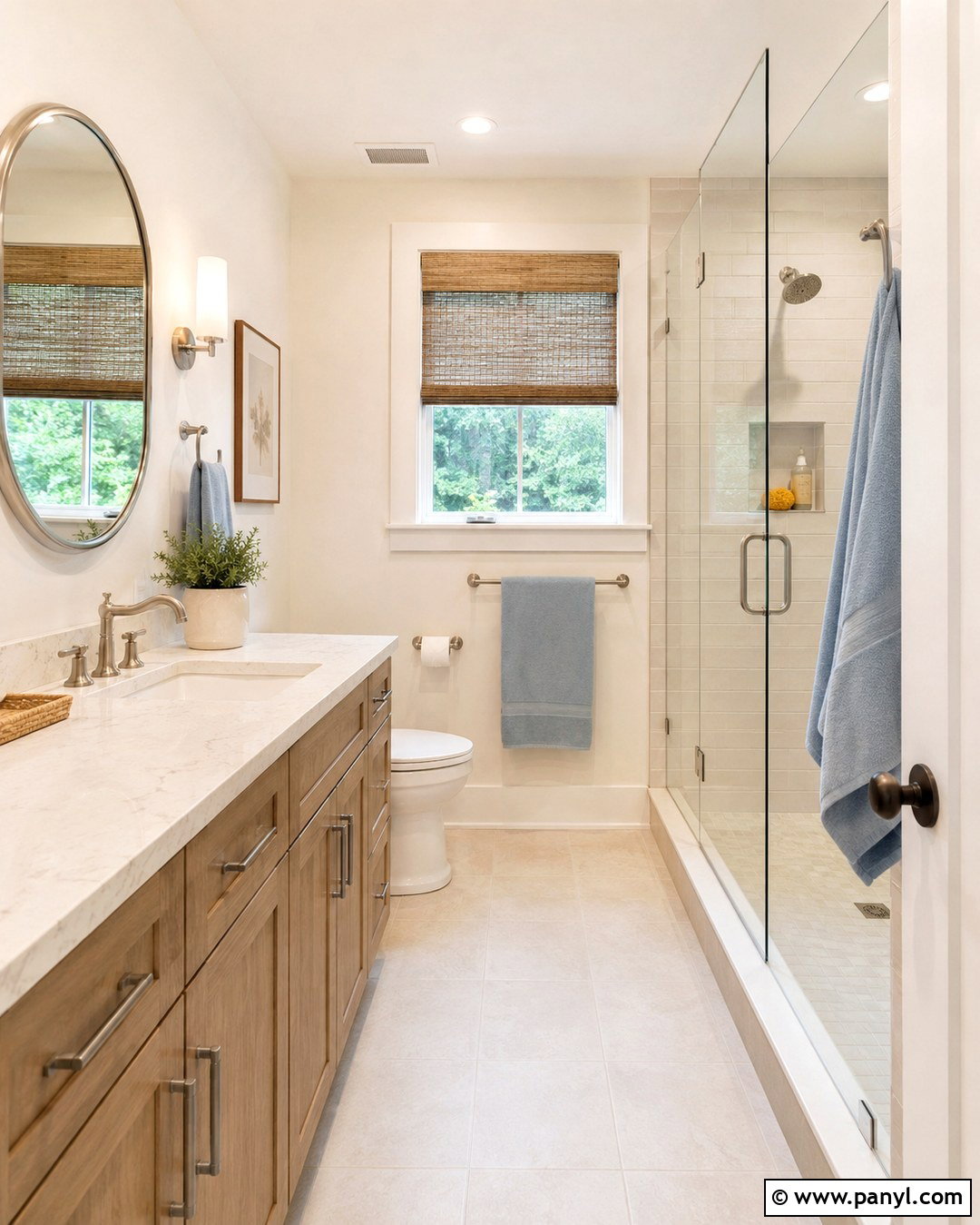 Creamy White Bathroom Walls - 20 Bathroom Wall Colors 2027