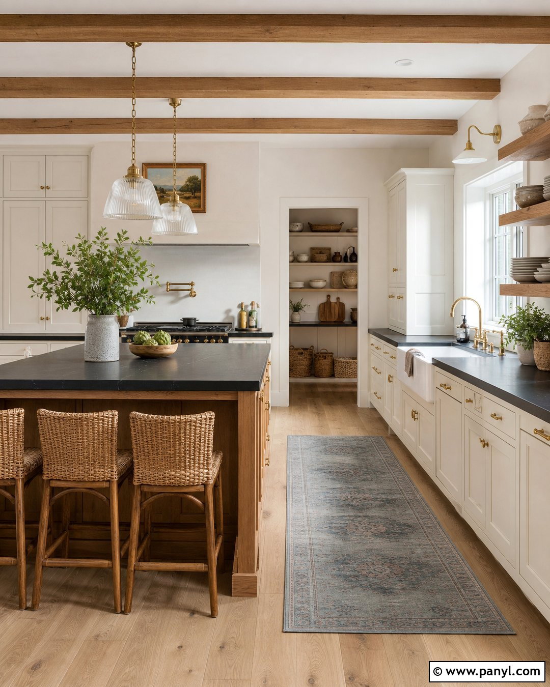 Creamy White Farmhouse Walls - 35 Farmhouse Wall Colors