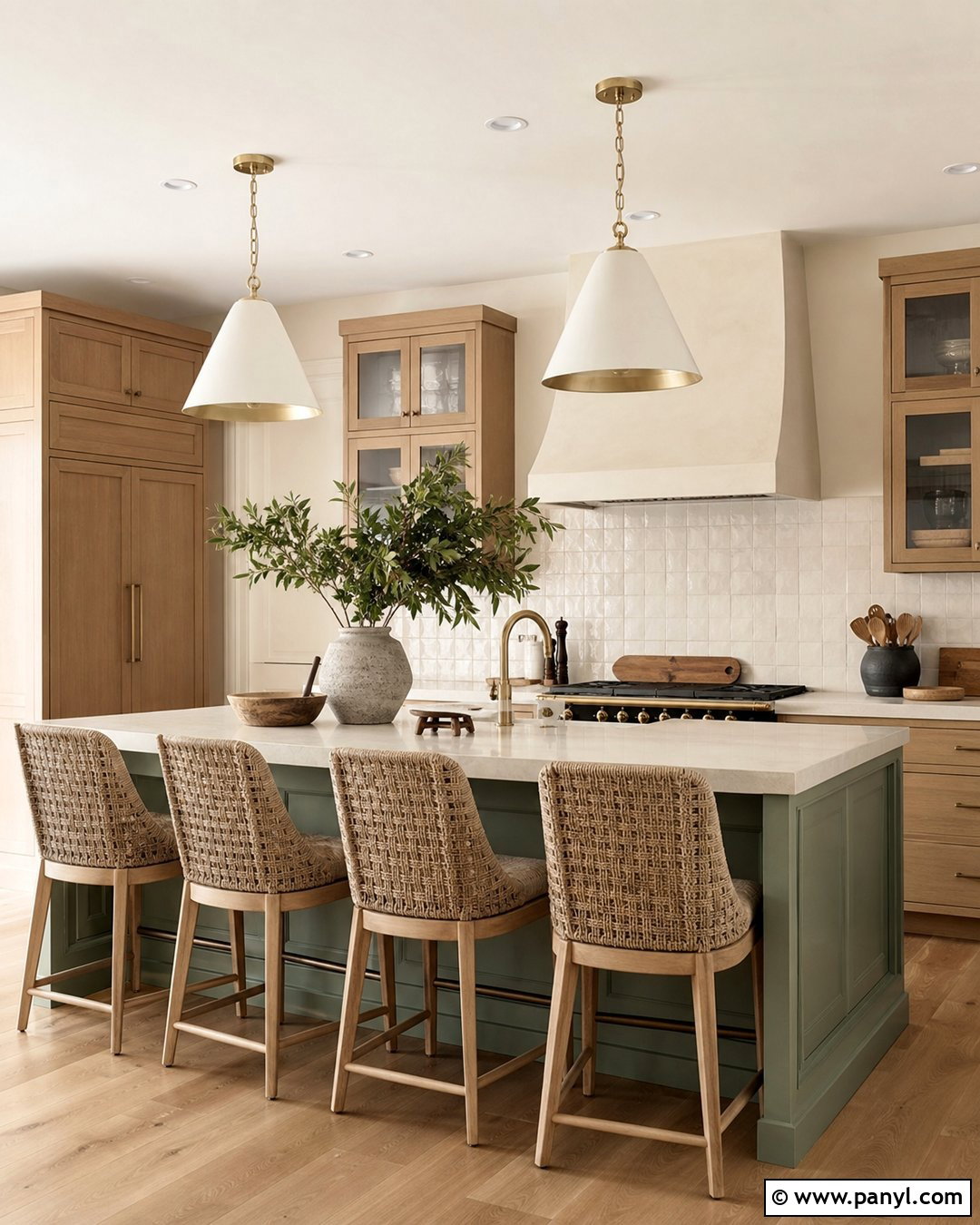 Creamy White Kitchen Wall Color - 25 Home Interior Wall Colors