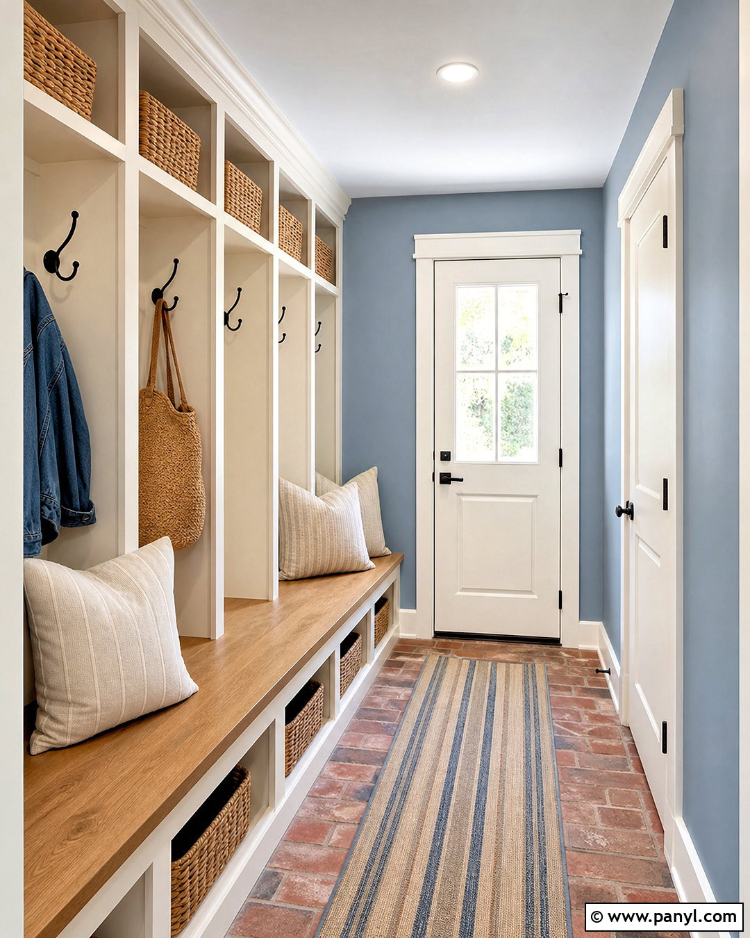 Creamy White Trim - 20 white trim paint color ideas