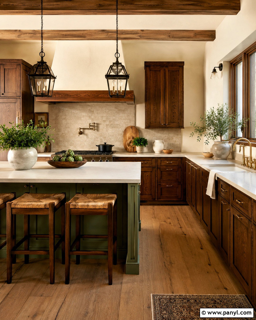 Creamy White Tuscan Walls - 35 tuscan wall colors