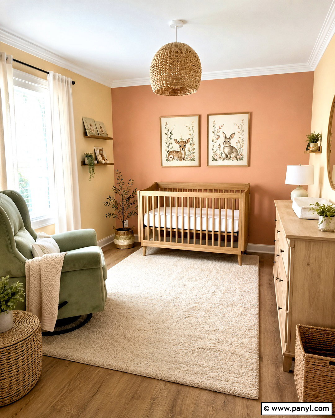 Creamy Yellow And Apricot Nursery Walls - 20 Yellow And Orange Walls