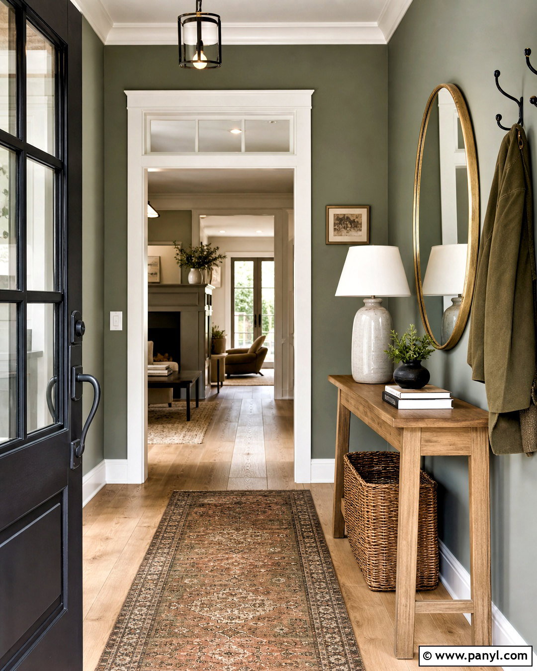 Creekside Green Entryway - 20 creekside green benjamin moore ideas