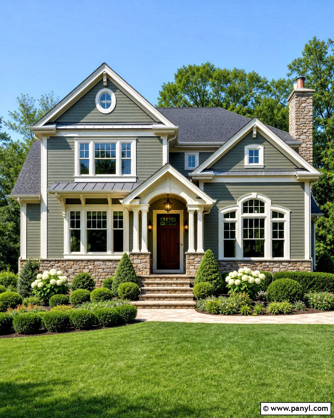 Creekside Green House Exterior - 20 creekside green benjamin moore ideas