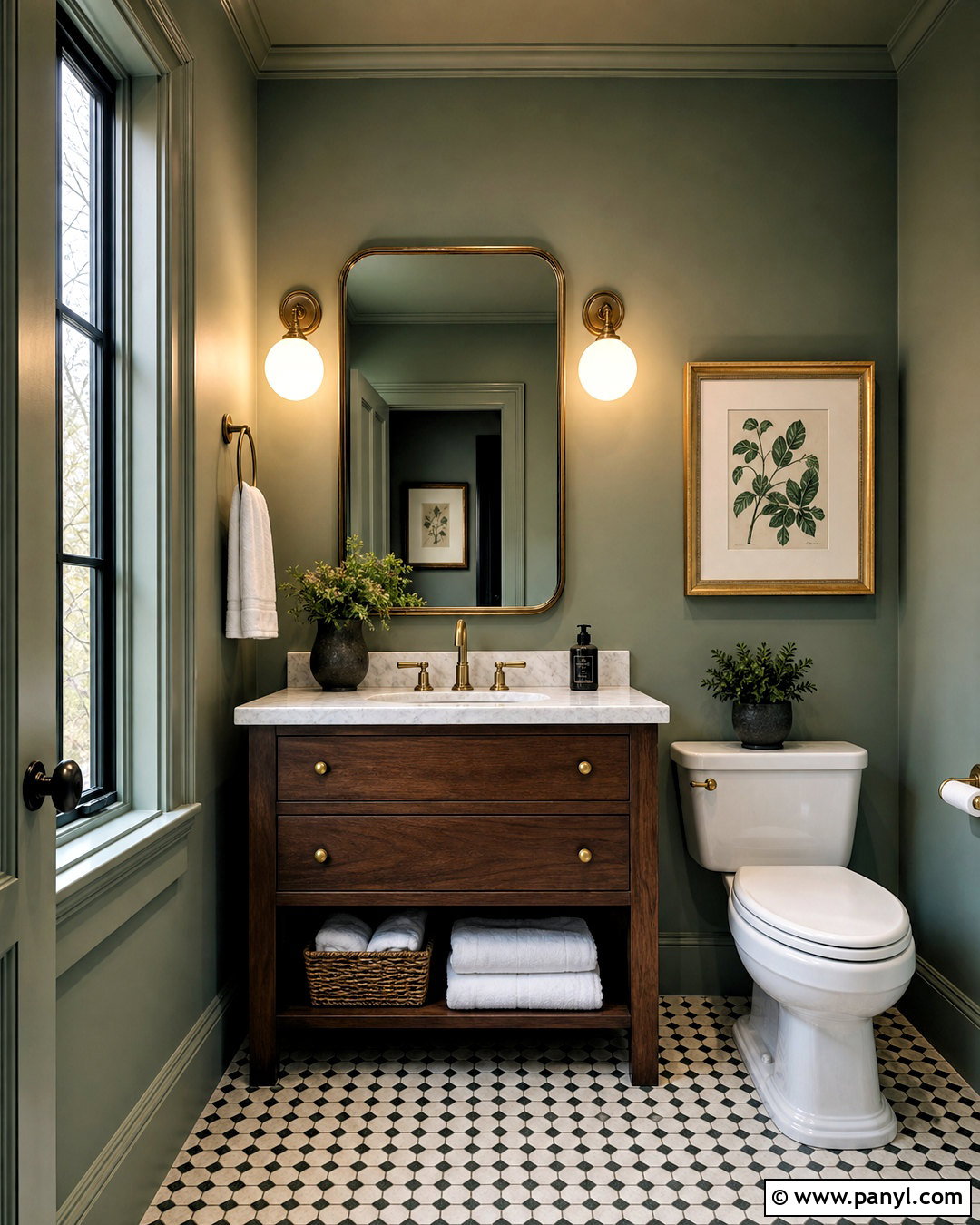 Creekside Green Powder Room - 20 creekside green benjamin moore ideas