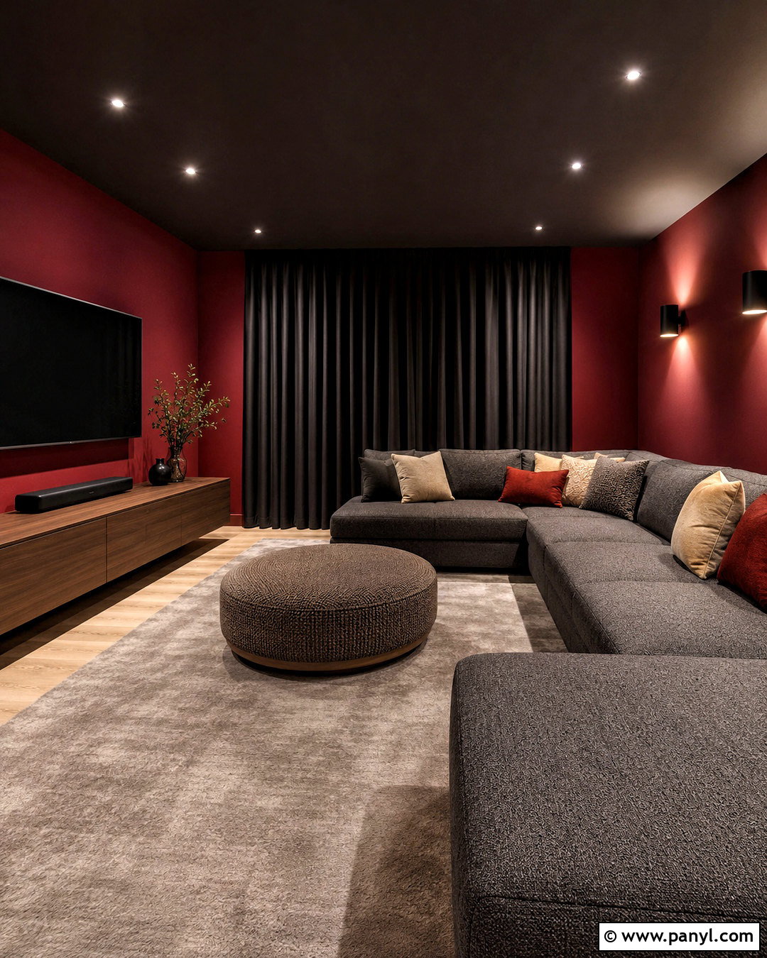 20 Crimson Red Wall Paint Ideas for Bold, Sophisticated Rooms