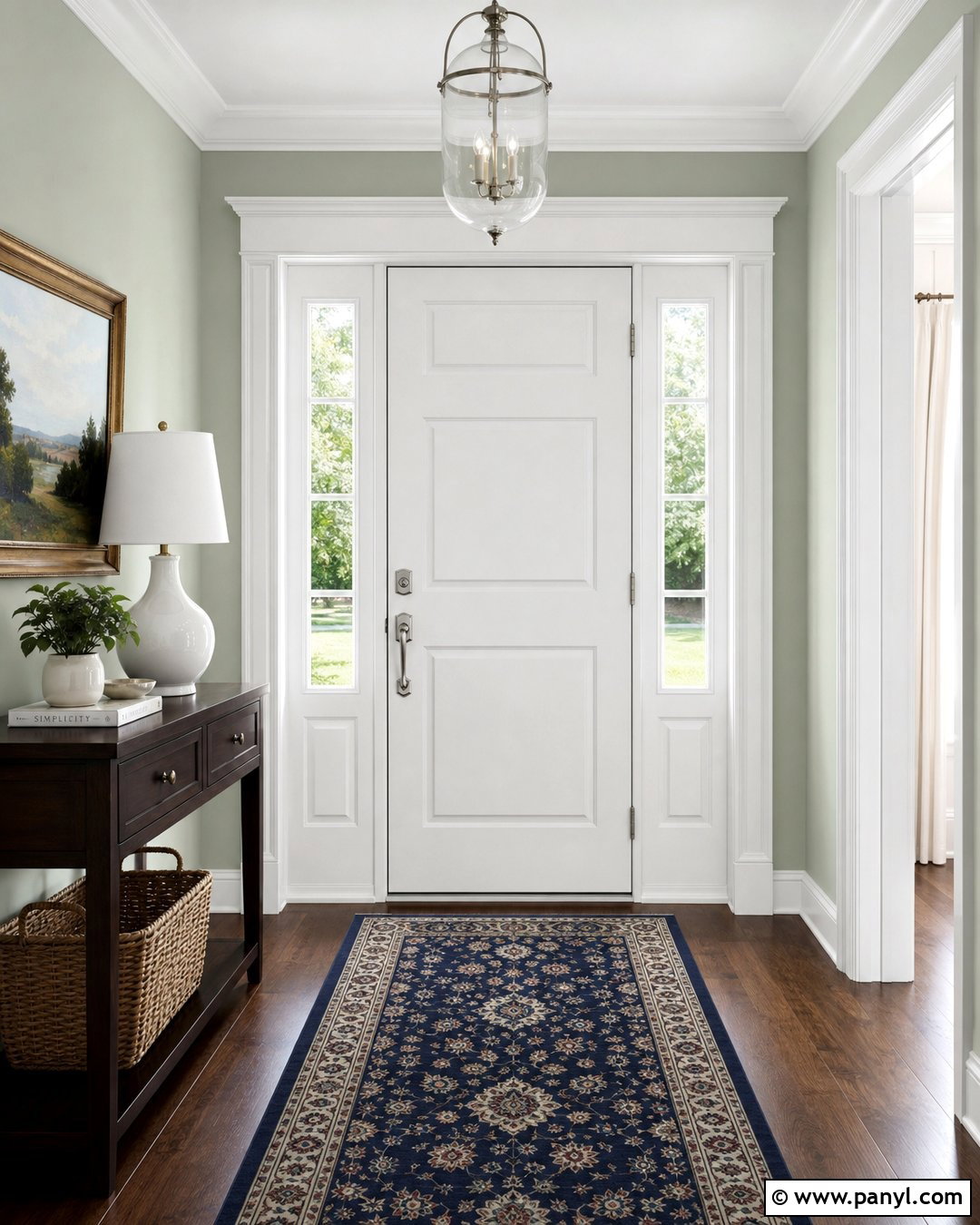 Crisp White Inside Front Door - 25 Inside Of Front Door Painted Ideas