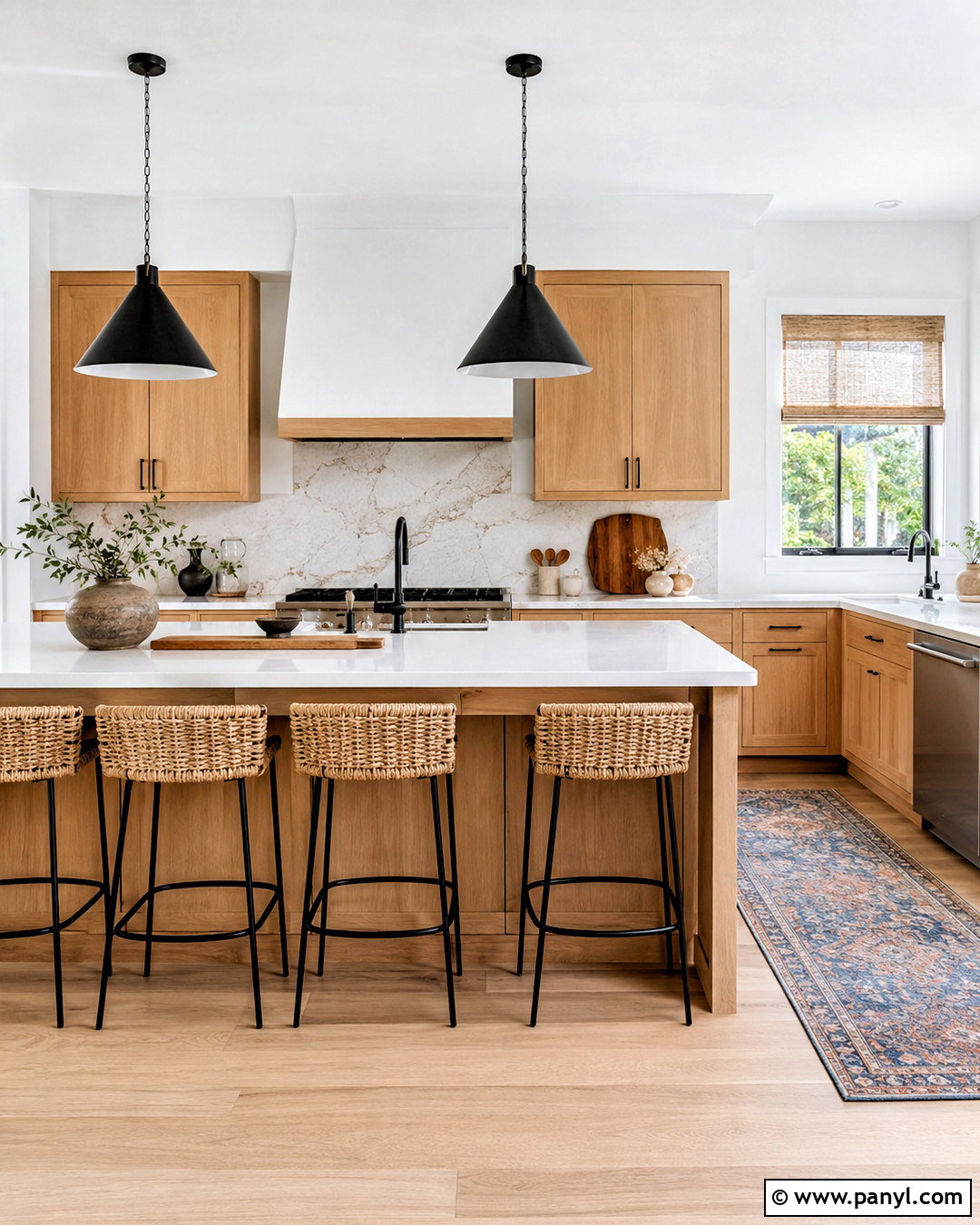Crisp White Kitchen Wall Color - 40 Room Wall Color Ideas