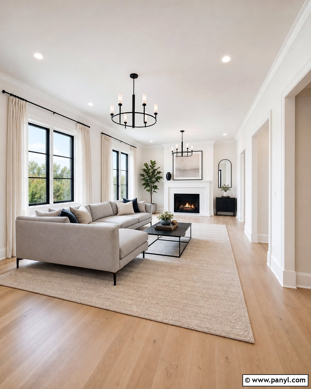Crisp White Trim - 25 Trim Color For White Walls