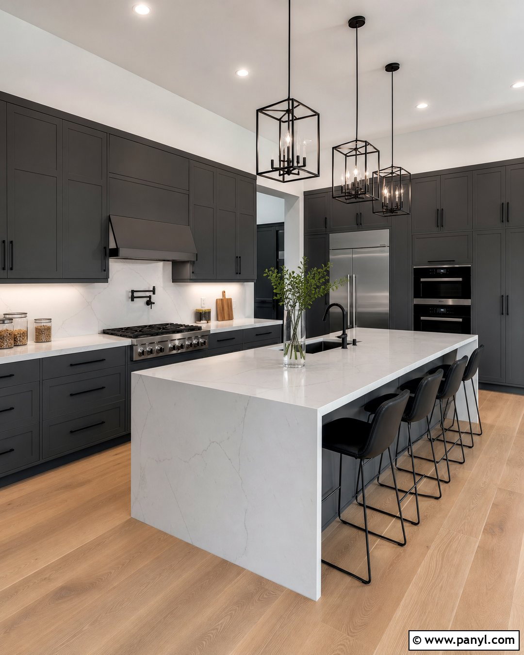 Crisp White Walls With Gray Cabinets - 30 Wall Color For Grey Cabinets