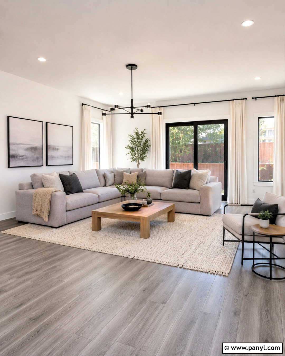 Crisp White Walls With Gray Flooring - 40 Wall Colors To Match Gray Flooring Ideas