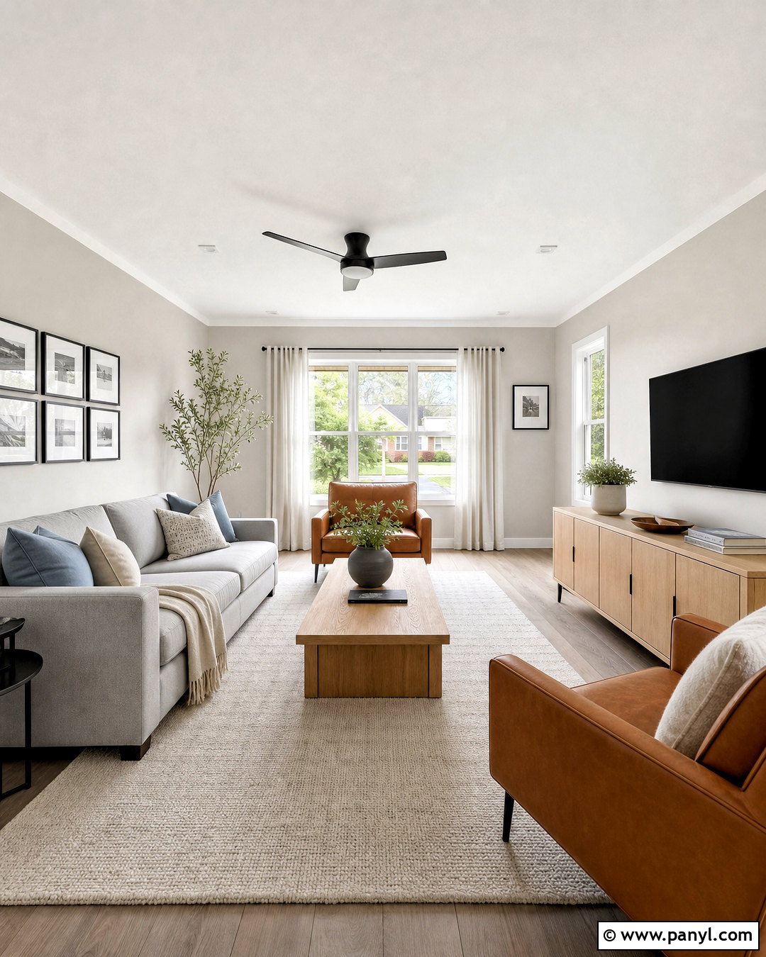 Crushed Ice Living Room - 20 sw greige paint colors