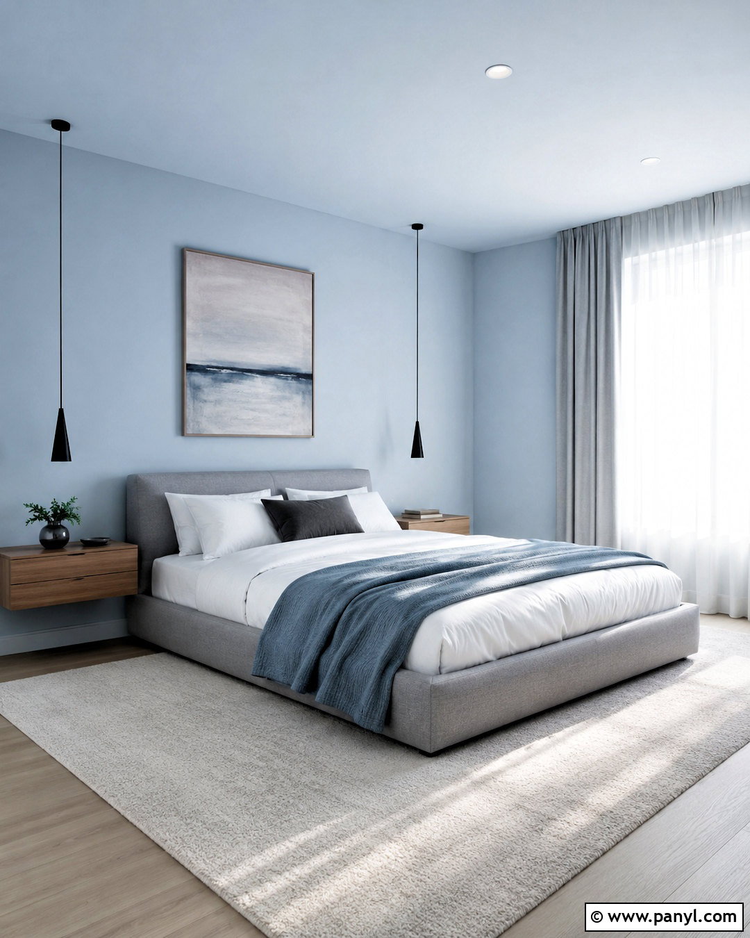 Crystal Blue Bedroom - 20 light blue paint colors for bedroom ideas