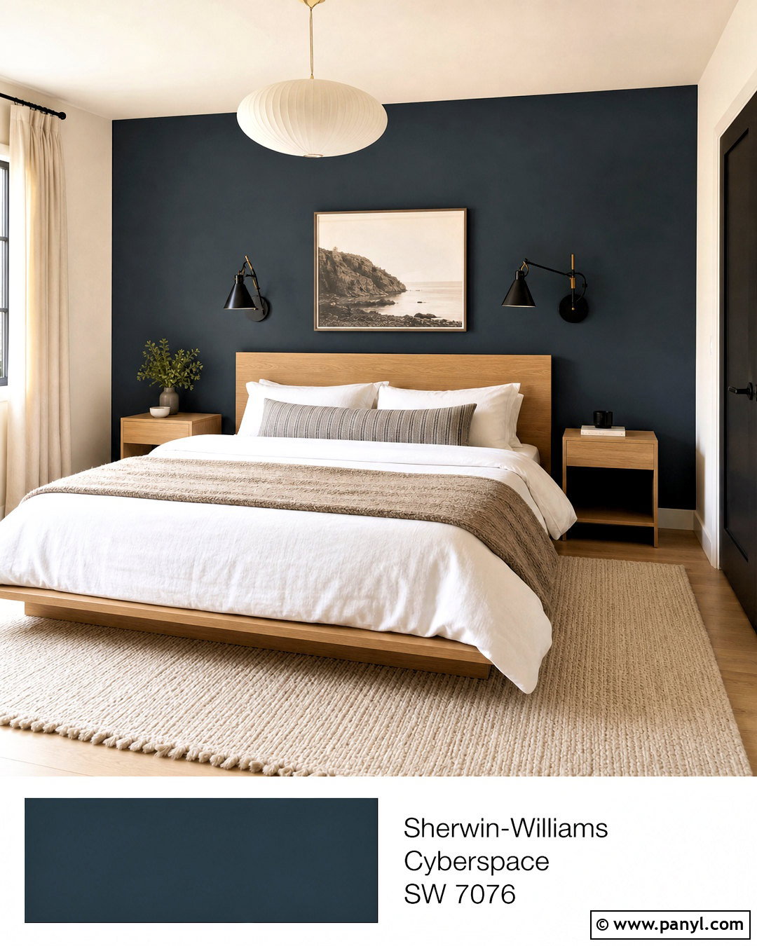 Cyberspace Bedroom Accent Wall - 20 cyberspace sherwin williams ideas