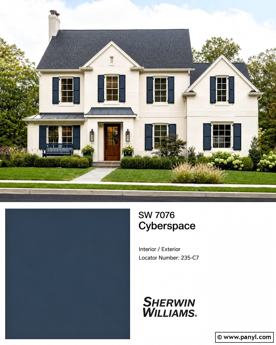 Cyberspace Exterior Shutters - 20 cyberspace sherwin williams ideas