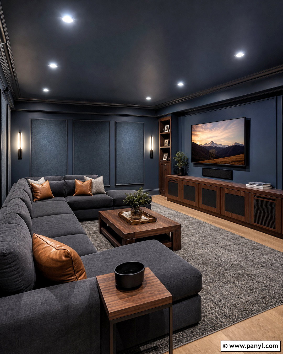 Cyberspace Media Room - 20 cyberspace sherwin williams ideas