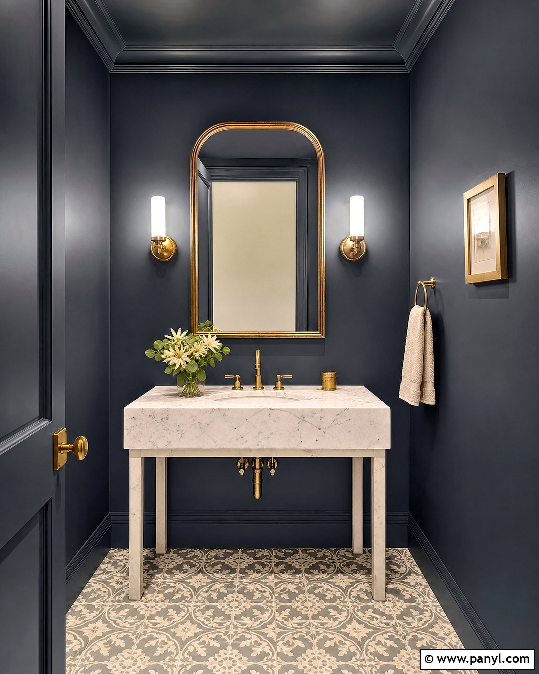 Cyberspace Powder Room - 20 cyberspace sherwin williams ideas