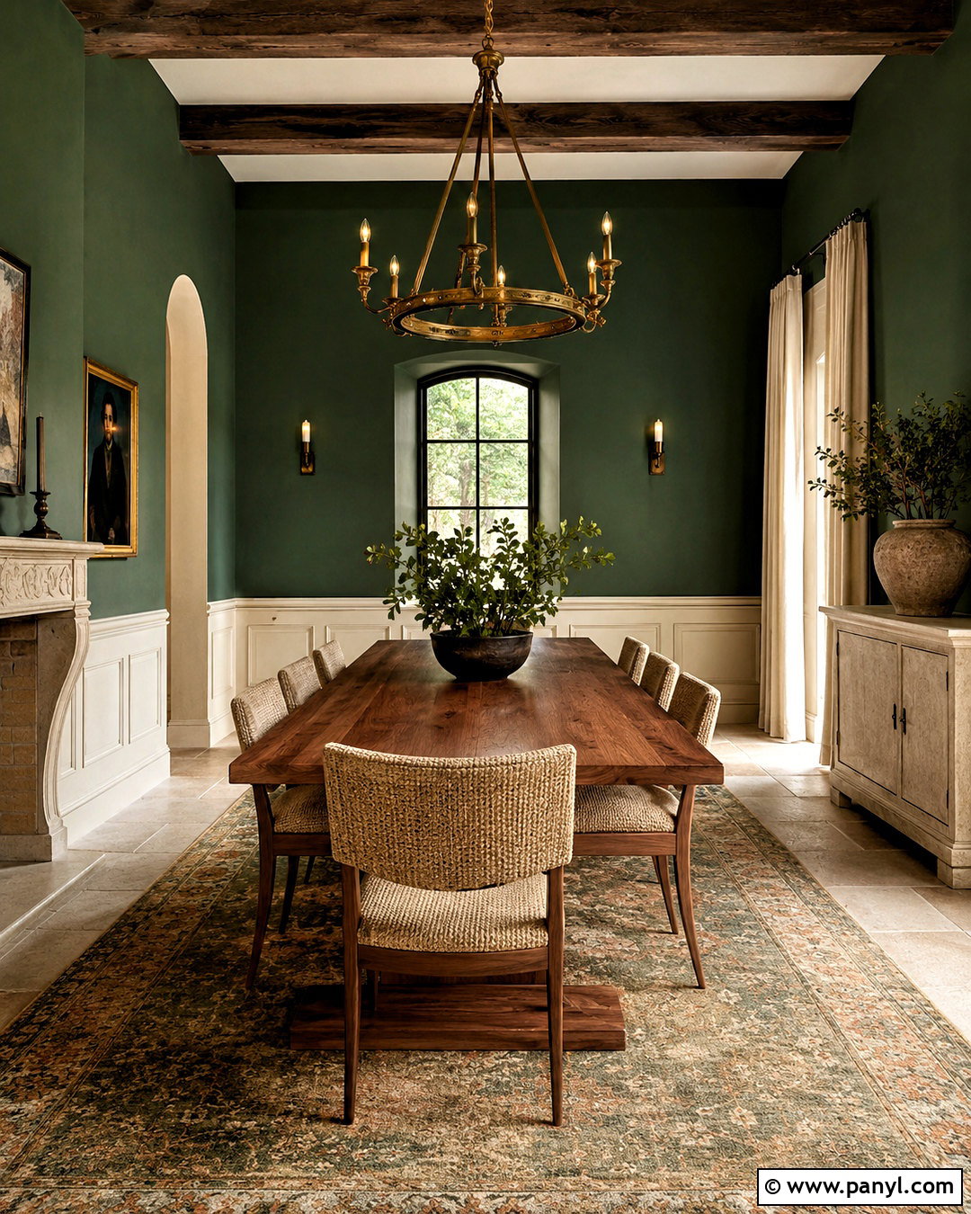 Cypress Green Tuscan Walls - 35 tuscan wall colors