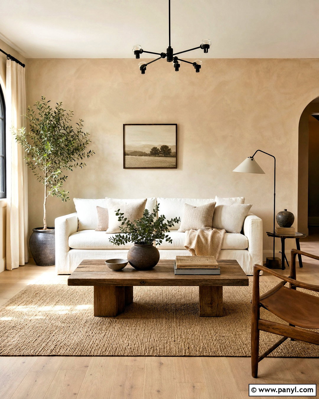 DIY Limewash Living Room - 20 home aesthetic diy ideas