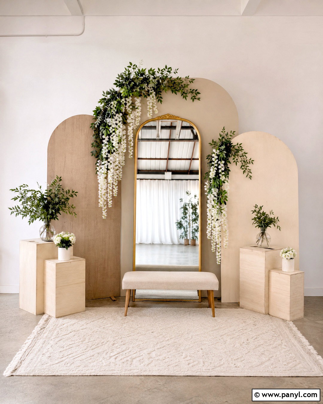 DIY Mirror Backdrop - 20 mirror backdrop ideas