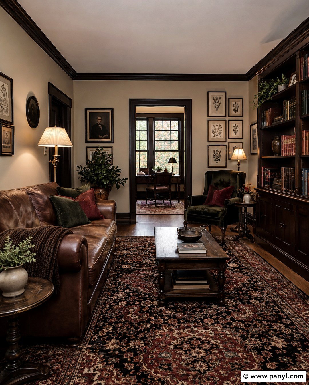Dark Academia Mushroom Beige Walls - 20 Dark Academia Wall Paint Ideas
