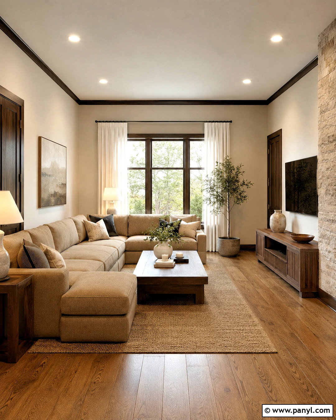 Dark Baseboards With Neutral Walls - 20 modern baseboards and trim ideas