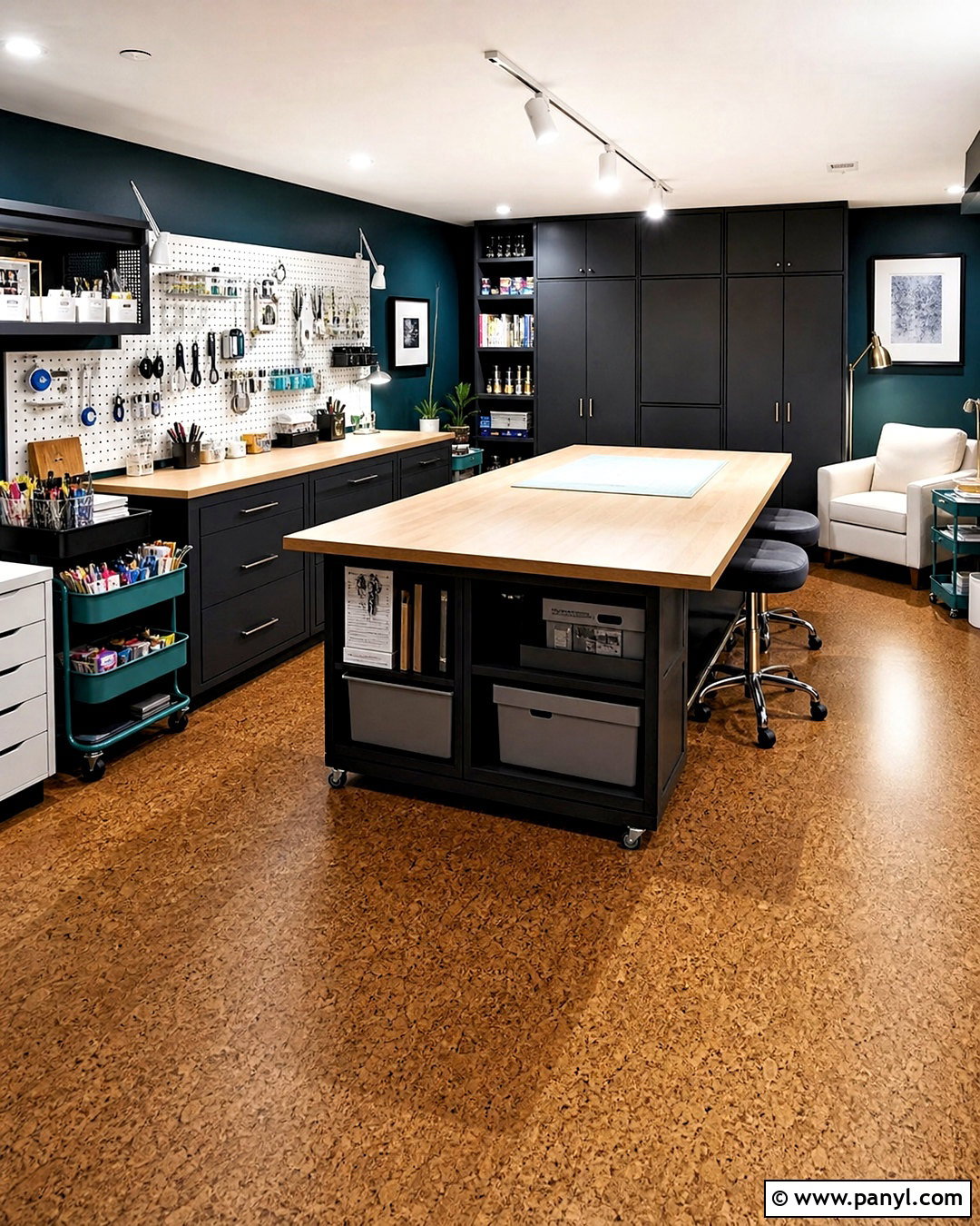 Dark Basement Craft Room - 20 dark basement ideas