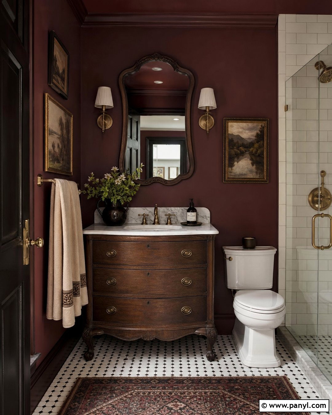 30 Bathroom Dark Walls That Create a Moody Spa Retreat at Home