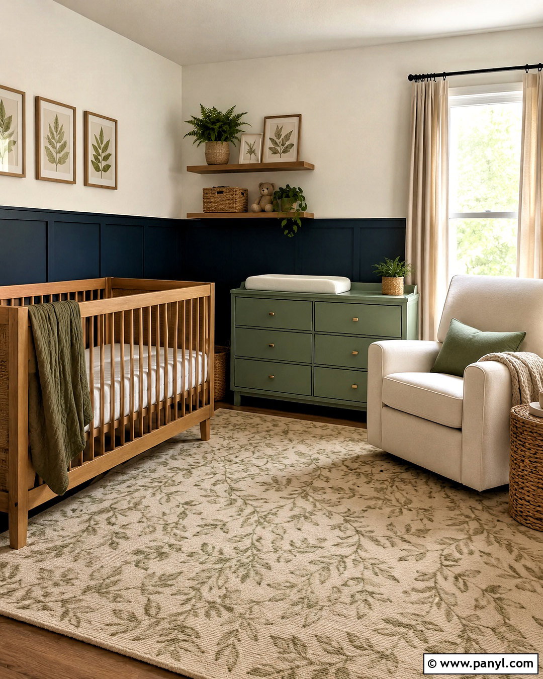 Dark Blue And Sage Nursery - 20 dark blue nursery ideas