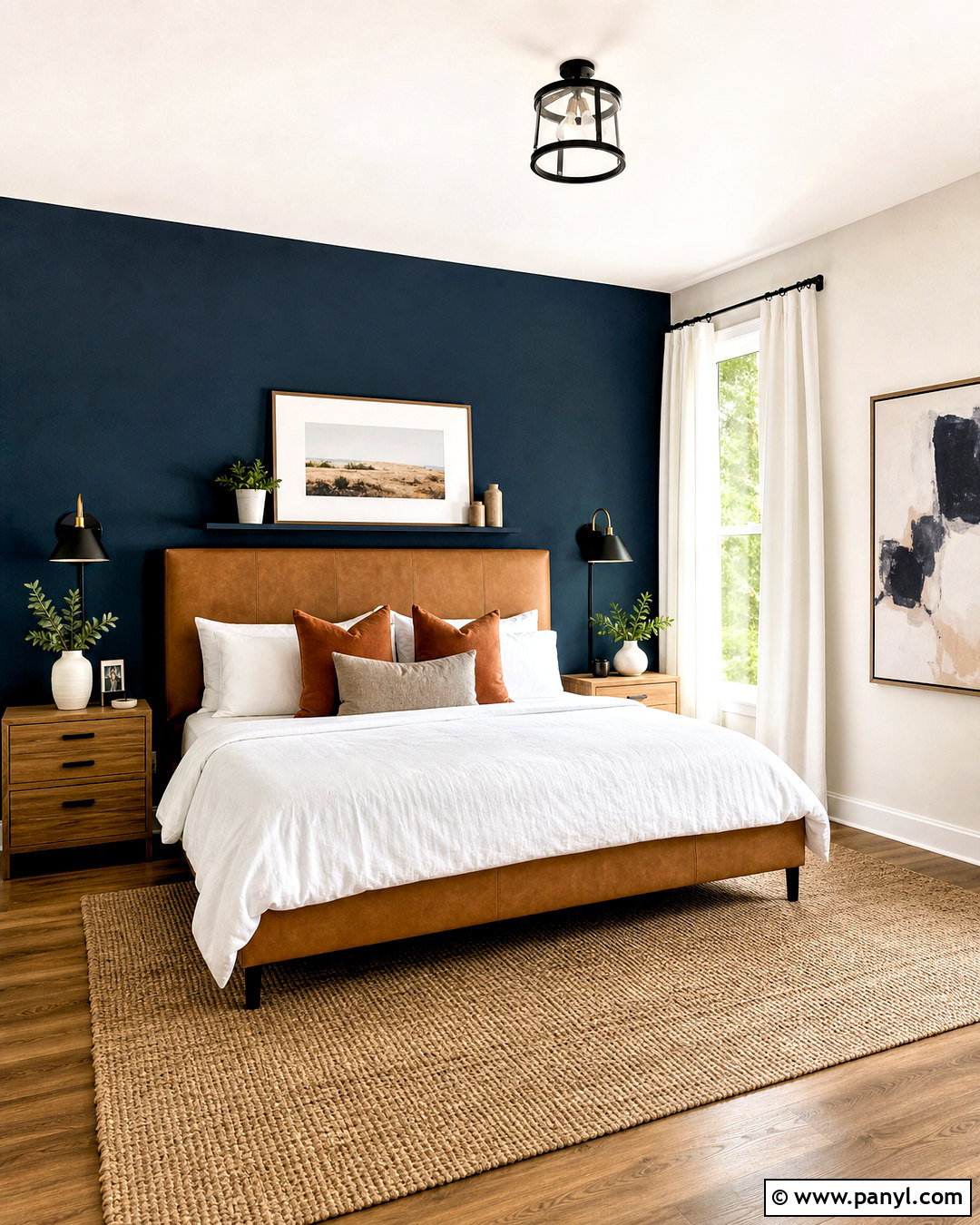 Dark Blue Bedroom Accent Wall - 20 dark blue bedroom walls