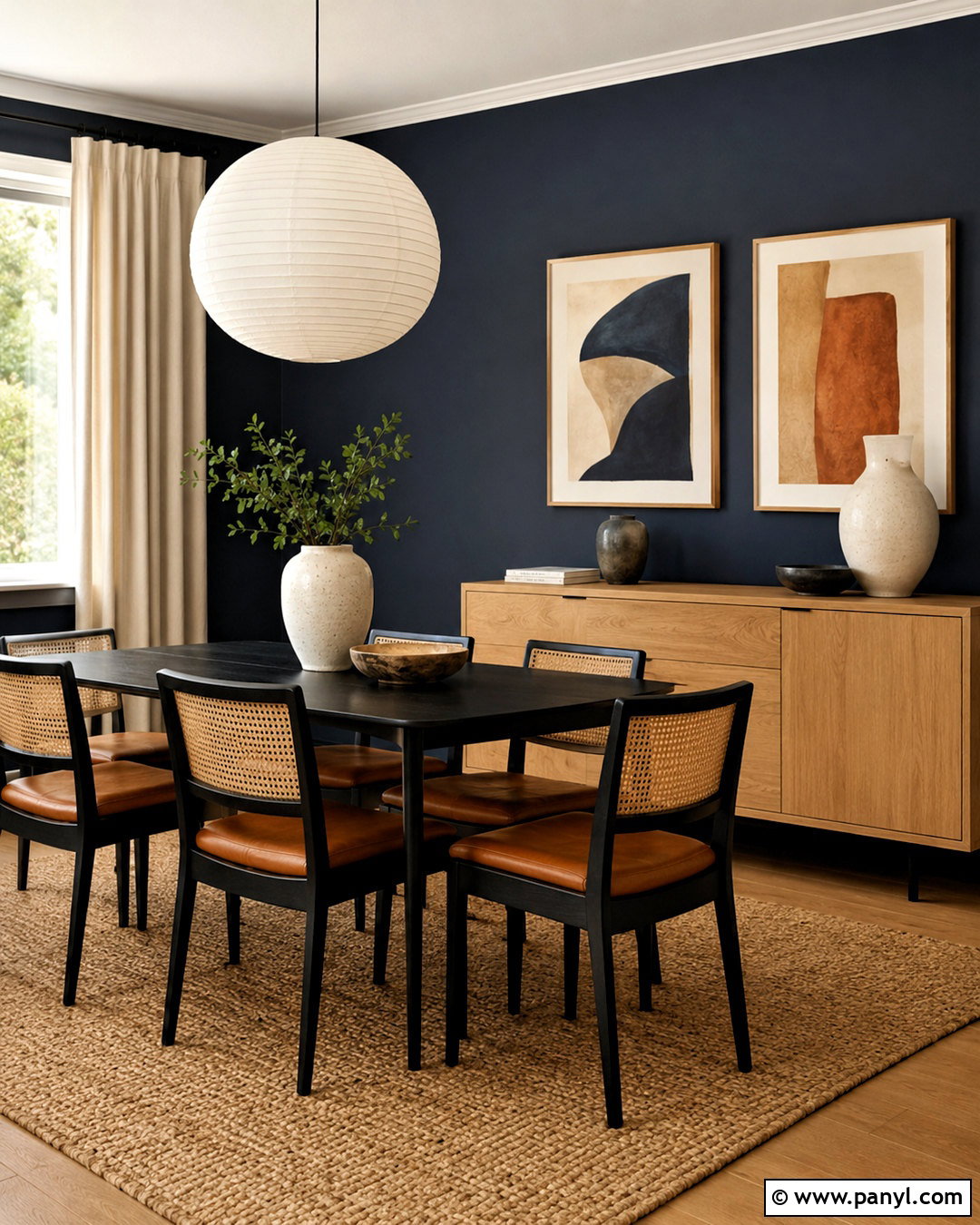 20 Dark Blue Dining Room Walls for an Elegant, Intimate Space