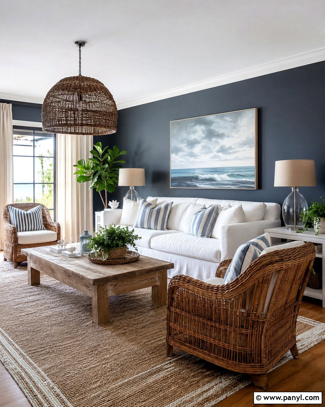 Dark Blue Grey Coastal Living Room Walls - 20 Dark Blue Grey Walls
