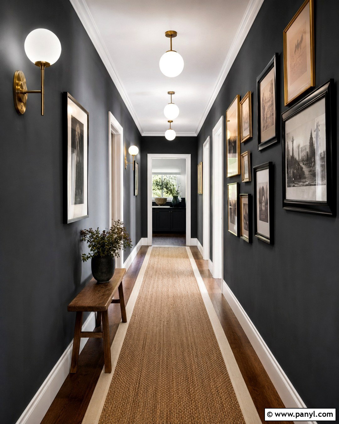 Dark Blue Grey Hallway Walls - 20 Dark Blue Grey Walls