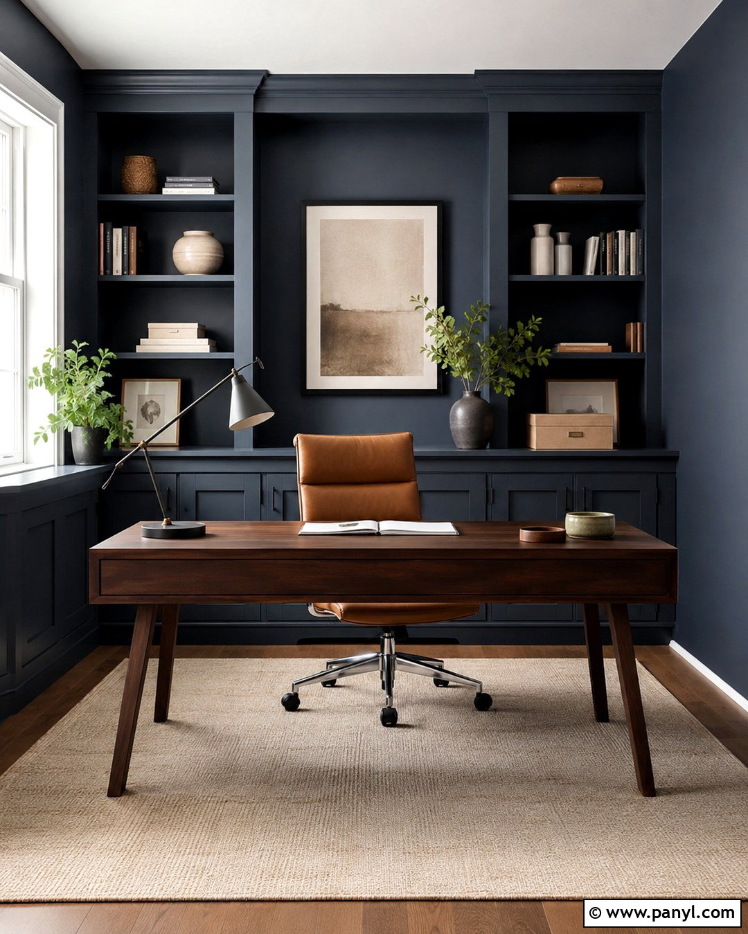Dark Blue Grey Home Office Walls - 20 Dark Blue Grey Walls