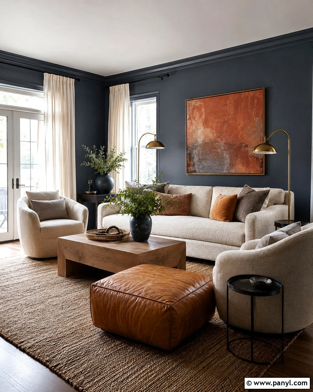 Dark Blue Grey Living Room Walls - 20 Dark Blue Grey Walls