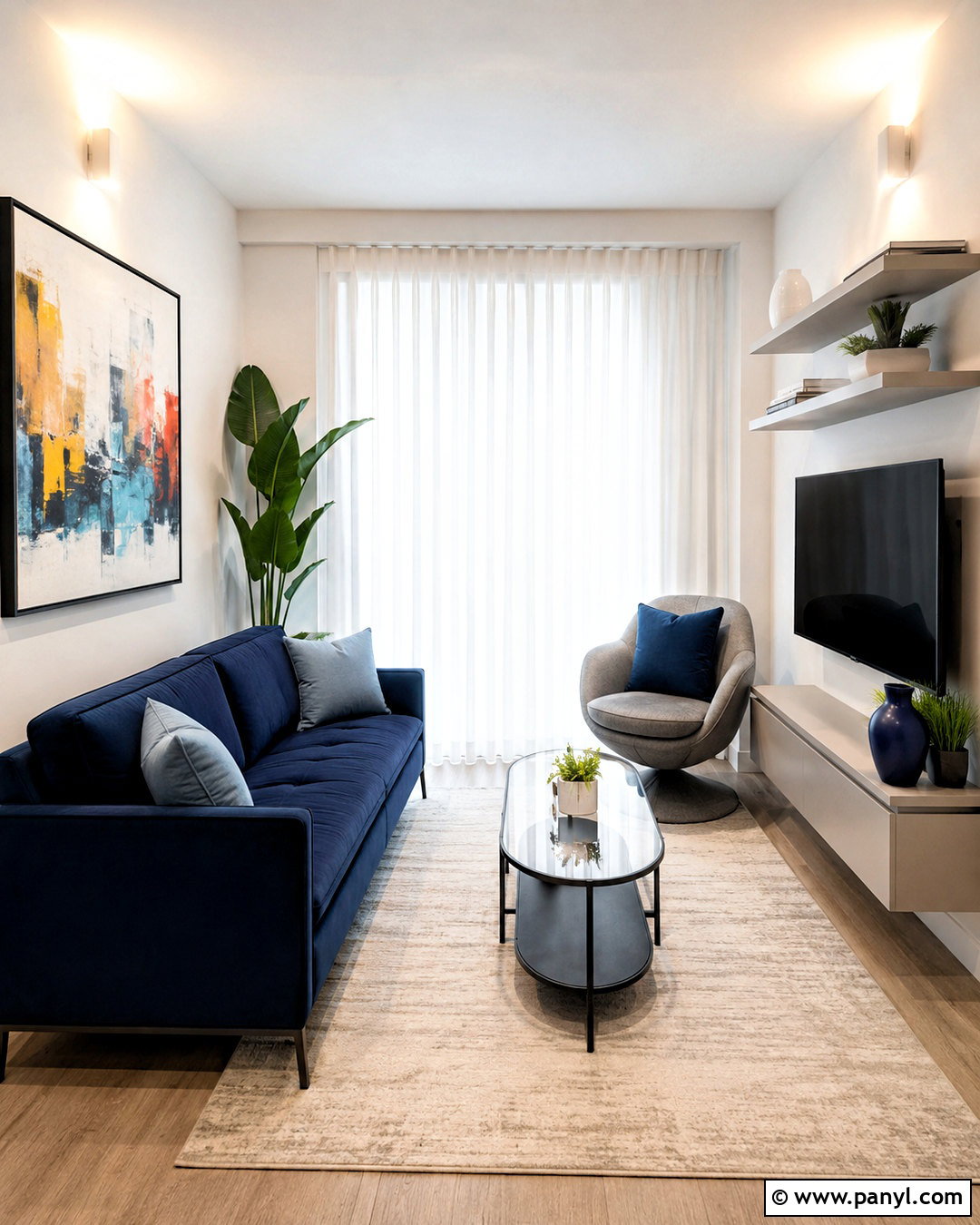 Dark Blue Sofa Small Living Room - 20 dark blue sofa living room ideas