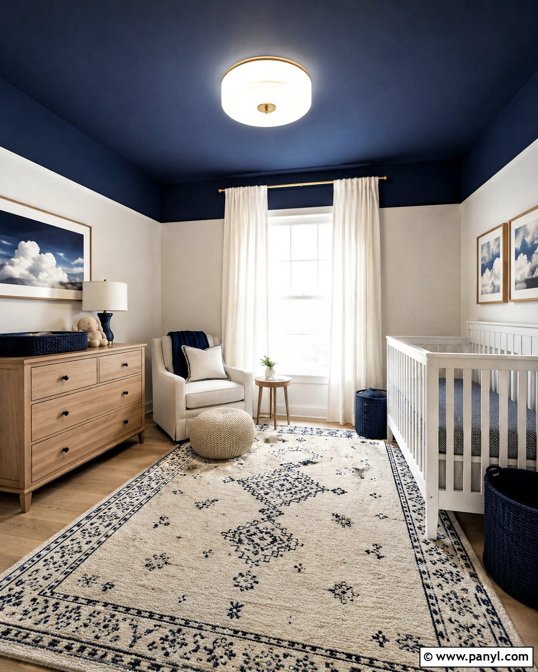 20 Dark Blue Nursery Ideas for a Calm, Cozy Baby Space