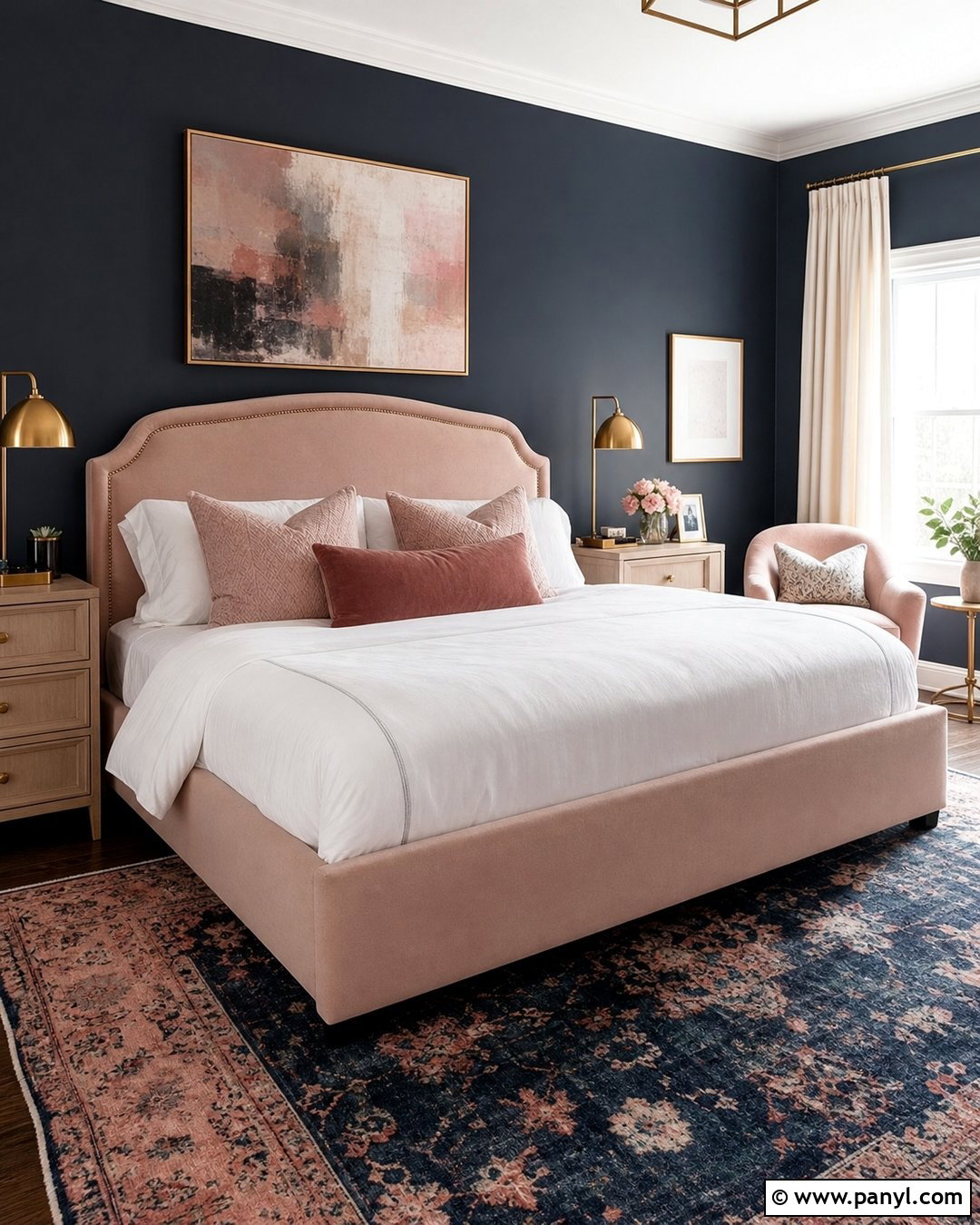 20 Dark Blue Wall Contrast Ideas for Bold, Balanced Rooms