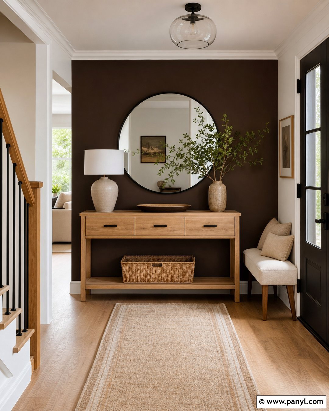 35 Dark Brown Accent Wall Ideas for a Warm, Luxe Interior