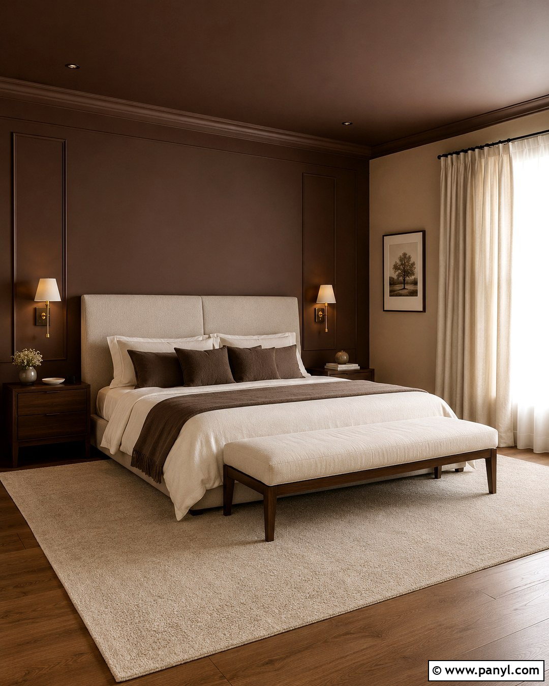 Dark Brown And Beige Bedroom Walls - 20 Brown And Beige Walls