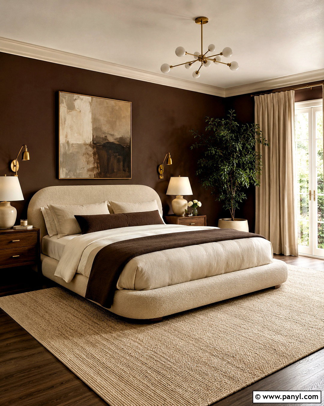 Dark Brown And Cream Bedroom - 20 dark brown room aesthetic ideas