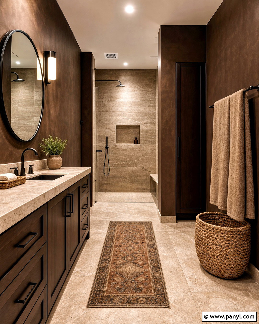 20 Dark Bathroom Design Ideas for a Dramatic Spa Escape