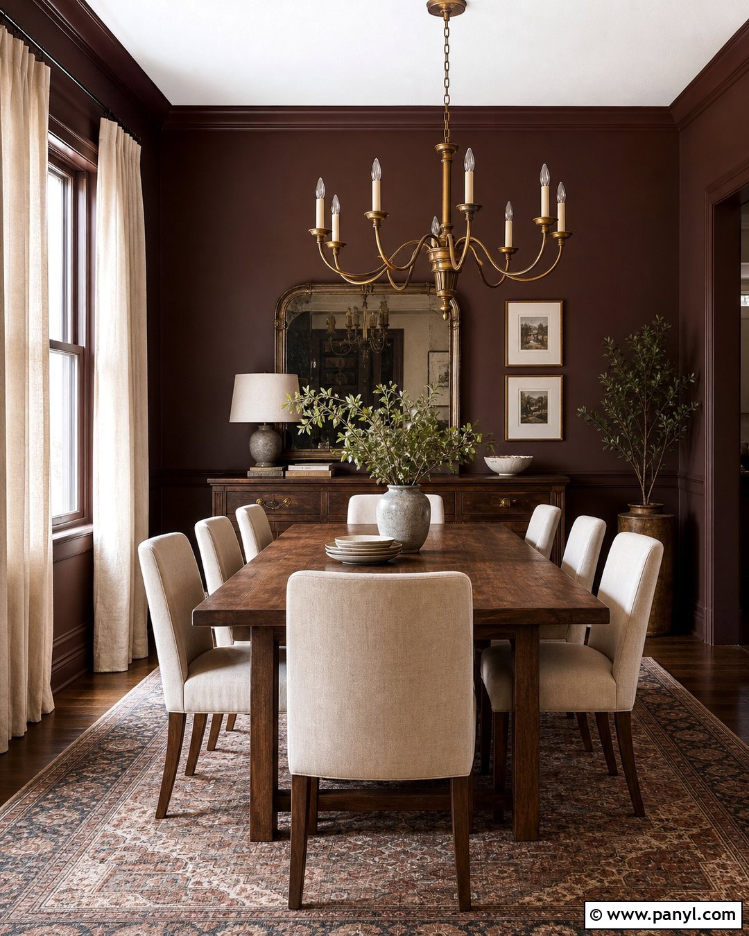 Dark Brown Dining Room Walls - 30 brown painted walls