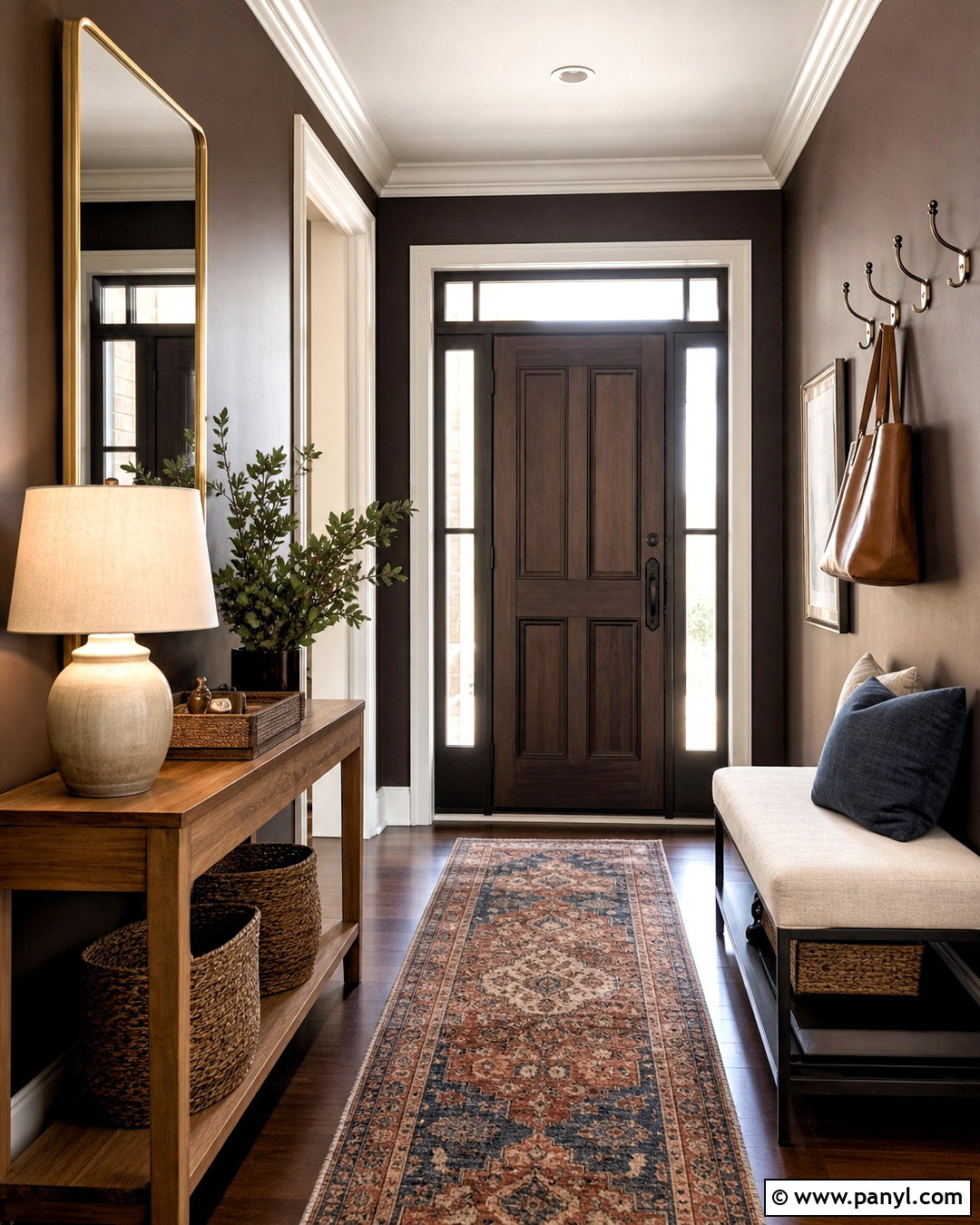 Dark Brown Entryway - 20 dark brown interior design ideas